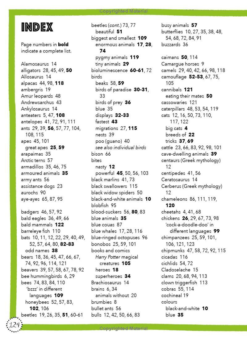 Sách ngoại văn: Lists For Curious Kids - Animals