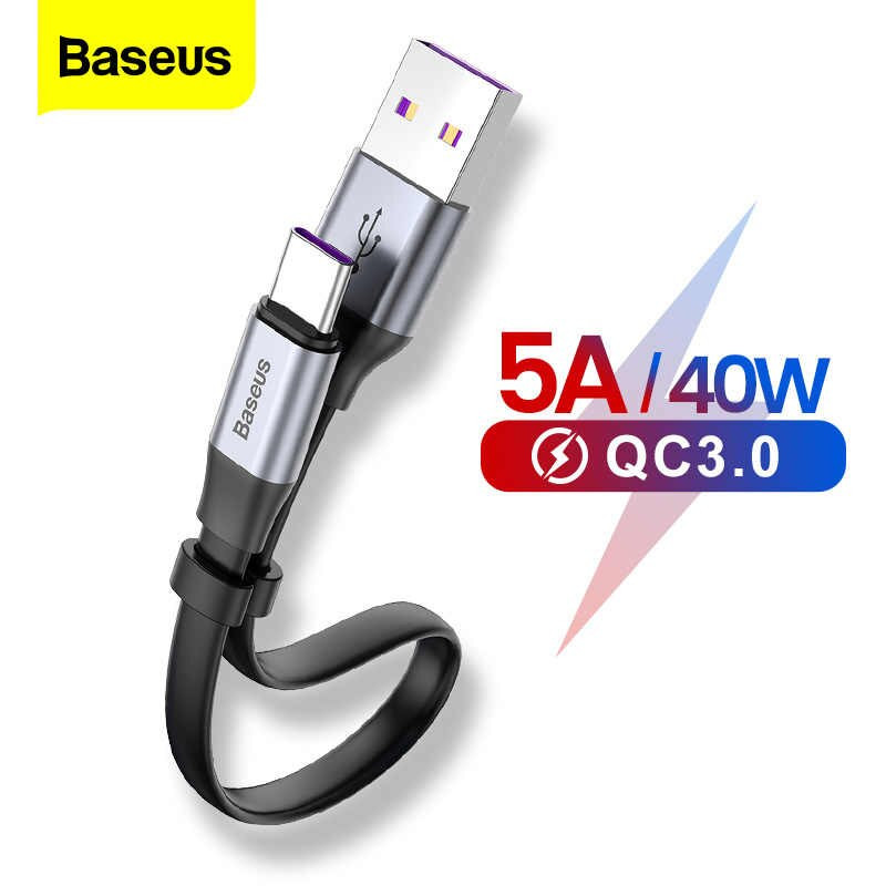 Cáp sạc và truyền dữ liệu tốc độ cao Baseus Simpke HW Quick Charge Cable - Hàng Chính Hãng