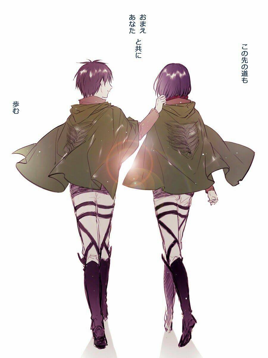 tấn công người khổng lồ - doujinshi eren x mikasa chapter 38 14