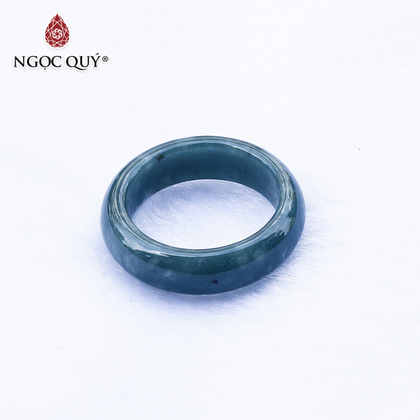 Nhẫn nữ cẩm thạch mệnh hỏa, mộc - Ngọc Quý Gemstones