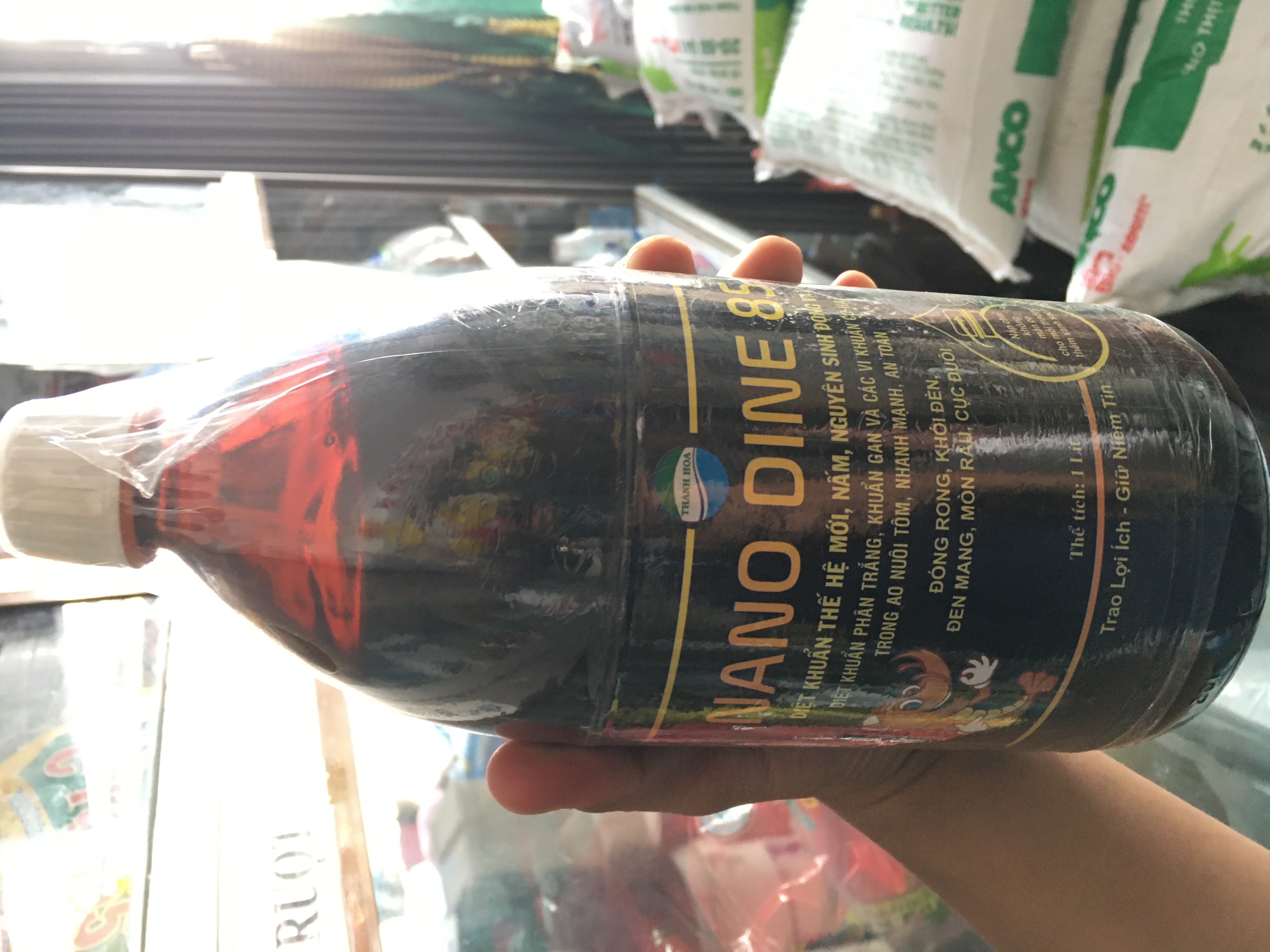 Nano dine 85 diệt khuẩn , nấm , nguyên sinh động vật cho tôm cá