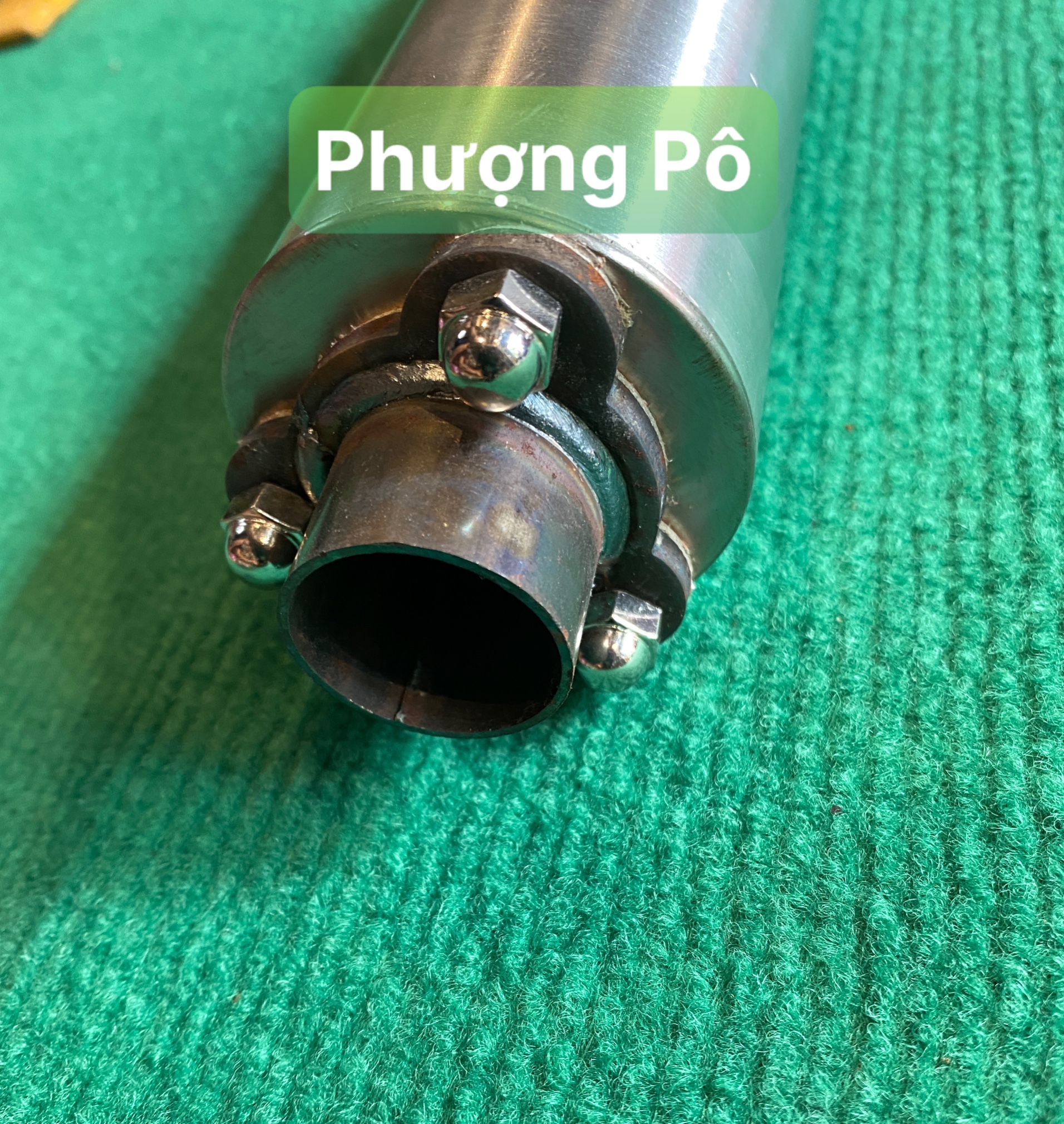 Pô lon tăng 2 thì AHM Malaysia cho Suzuki Sport RGV/ RGX/ SATRIA / NOVA Dash-Tena/ YaZ125