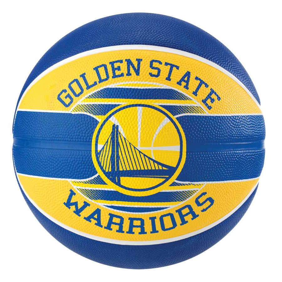 Bóng rổ Spalding Golden State Warriors - Outdoor size 7 (Tặng kim bơm bóng và túi lưới đựng bóng)