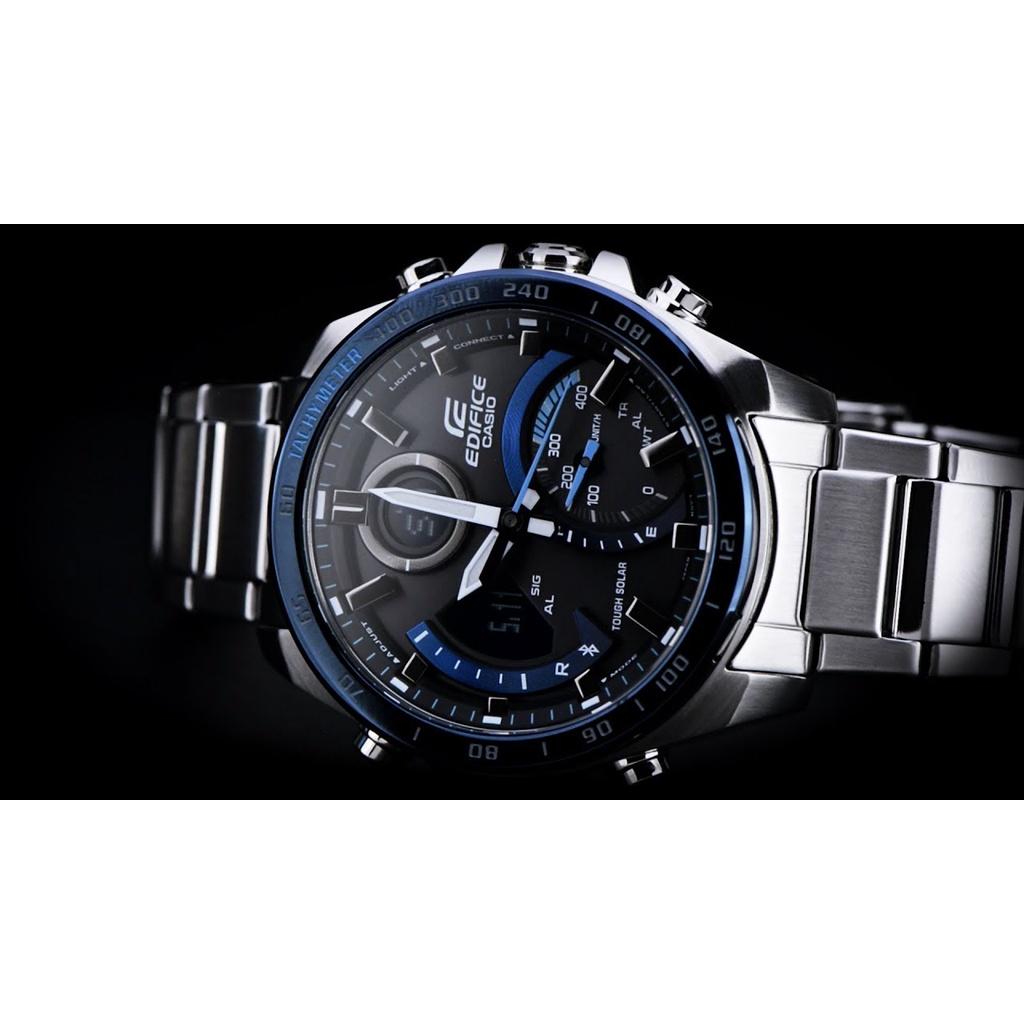 Đồng Hồ Nam Dây Thép Casio Edifice ECB-900DB-1BDR Chính Hãng - Bluetooth - Năng Lượng Mặt Trời - ECB-900DB-1B