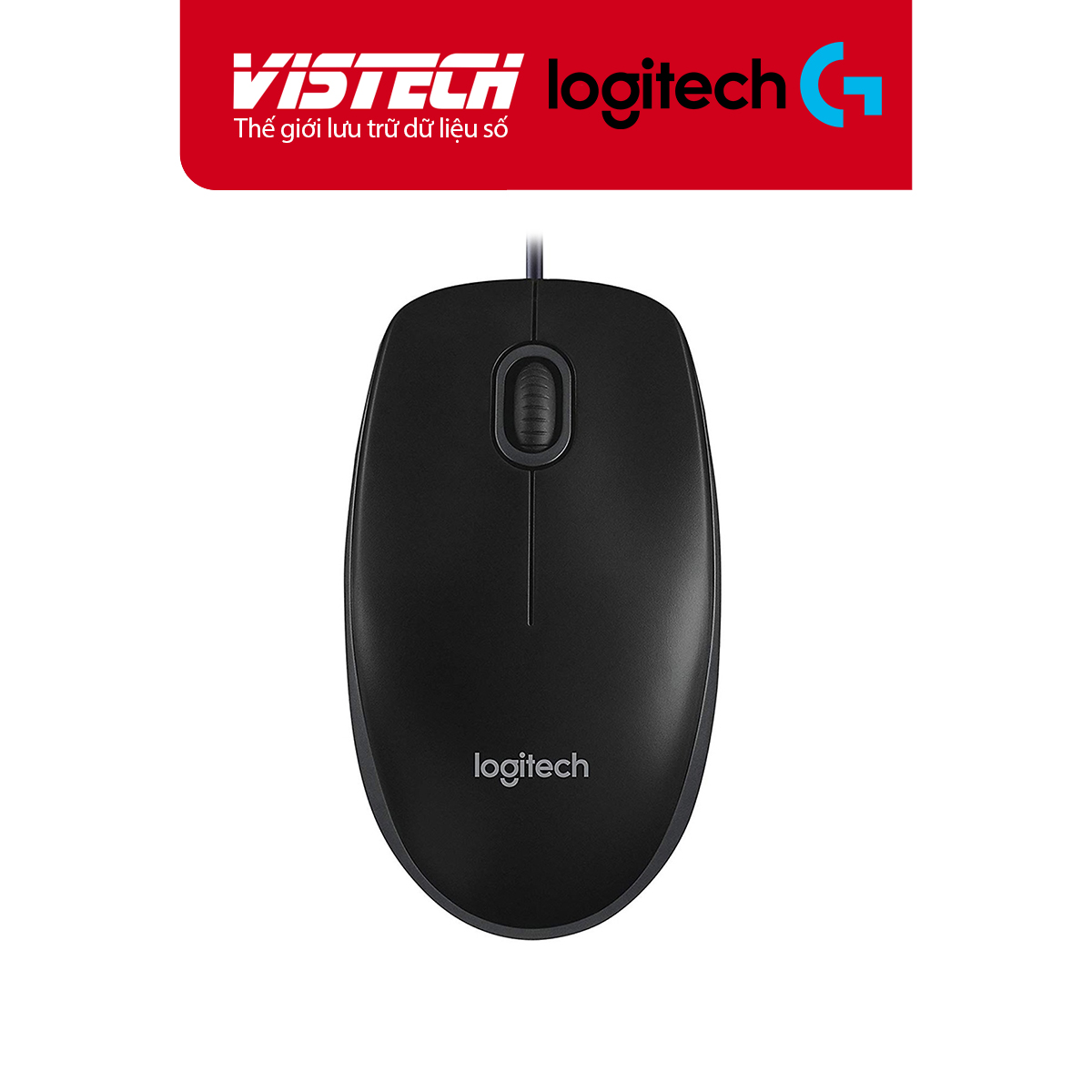 Chuột có dây LOGITECH B100 - Hàng chính hãng