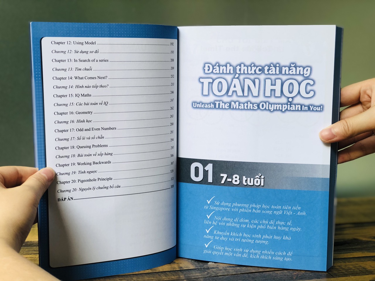 Toán Singapore : Đánh Thức Tài Năng Toán Học  - Toán Lớp 2 &amp; Toán lớp 3   ( Song ngữ Anh - Việt )