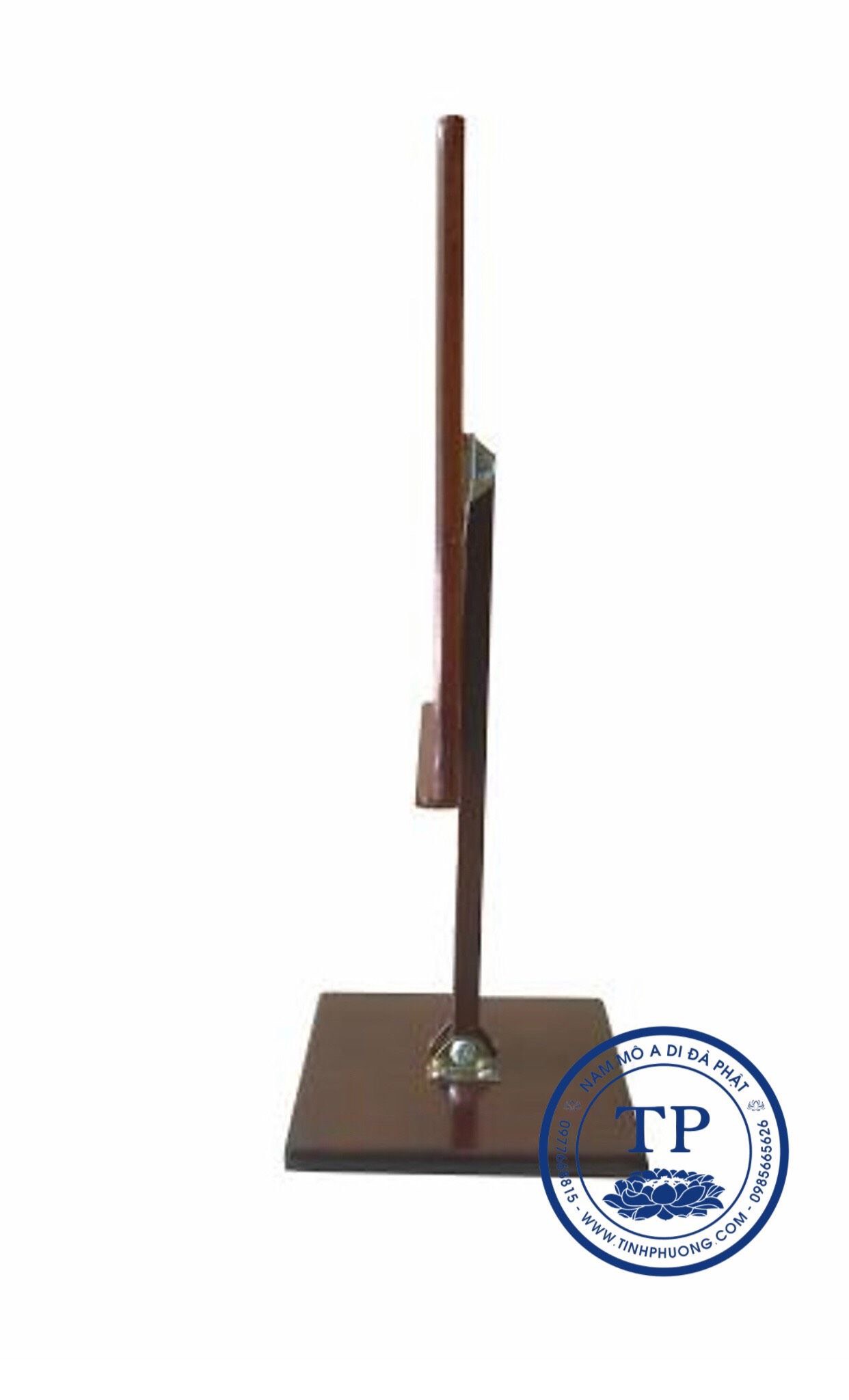 Kệ đọc Kinh gỗ MDF Phun sơn Nâu có in chữ A DI ĐÀ PHẬT HAI16771