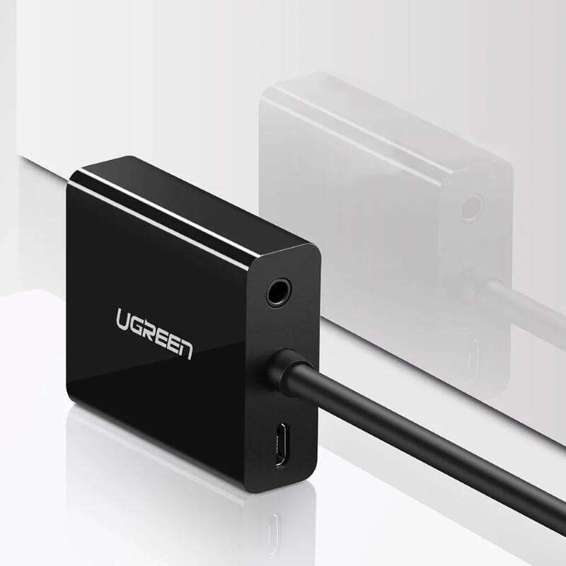 Ugreen UG60814CM269TK bộ chuyển vga ra hdmi màu đen - HÀNG CHÍNH HÃNG