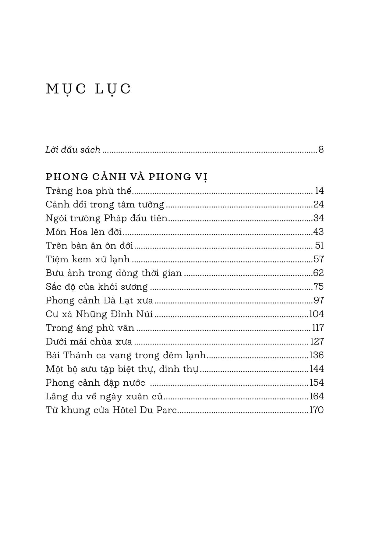Sách - Đà Lạt, Thành Phố Trong Album