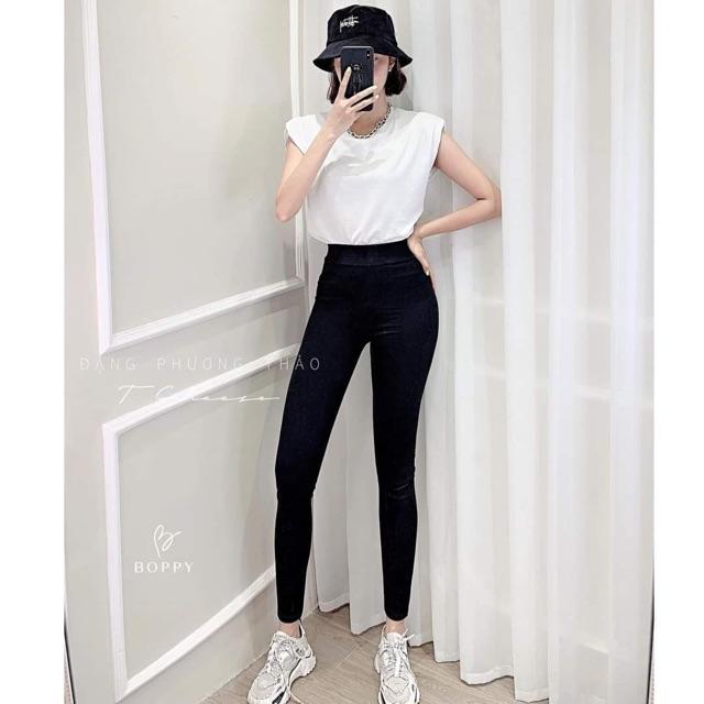 Quần legging cạp cao mẫu mới full túi giấy hàng chuẩn loại 1 mẫu mới