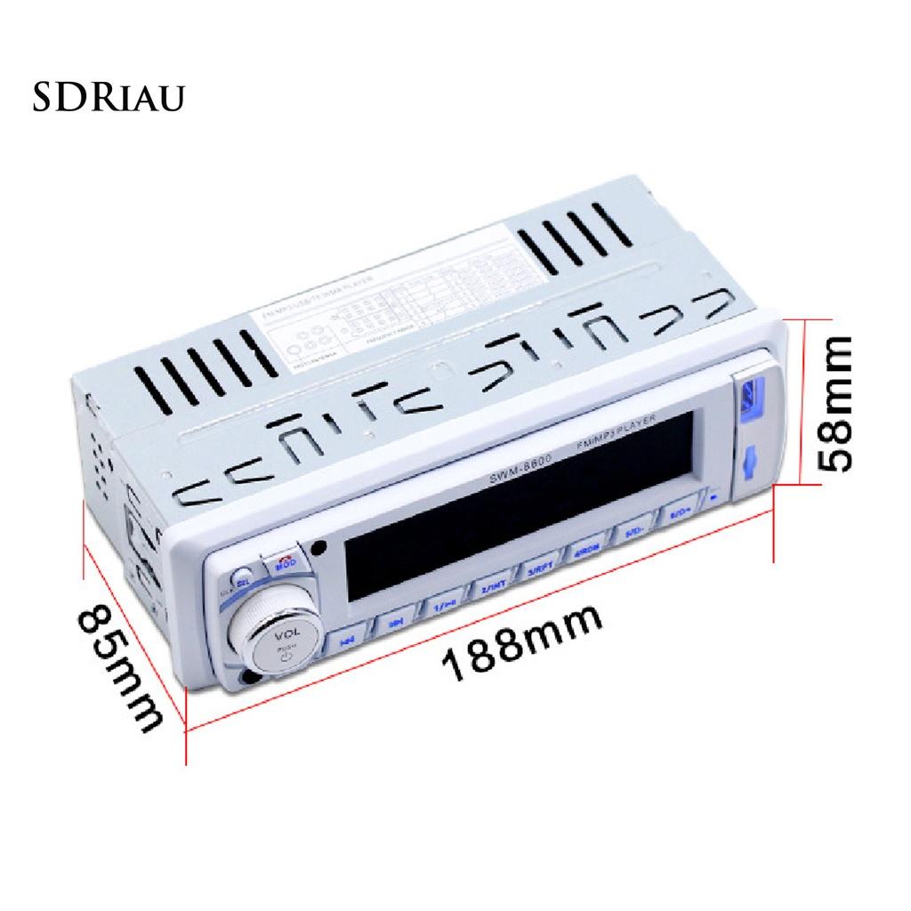 *QCDZ* SWM-8600 Car Bluetooth AUX USB SD-Card FM Radio Audio Stereo MP3 Music Player