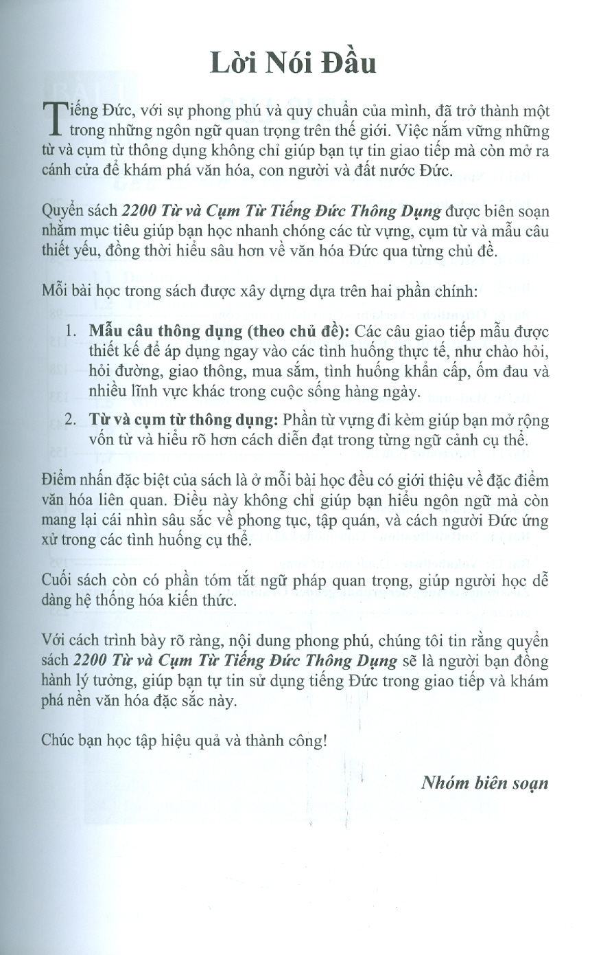 2200 Từ Và Cụm Từ Tiếng Đức Thông Dụng