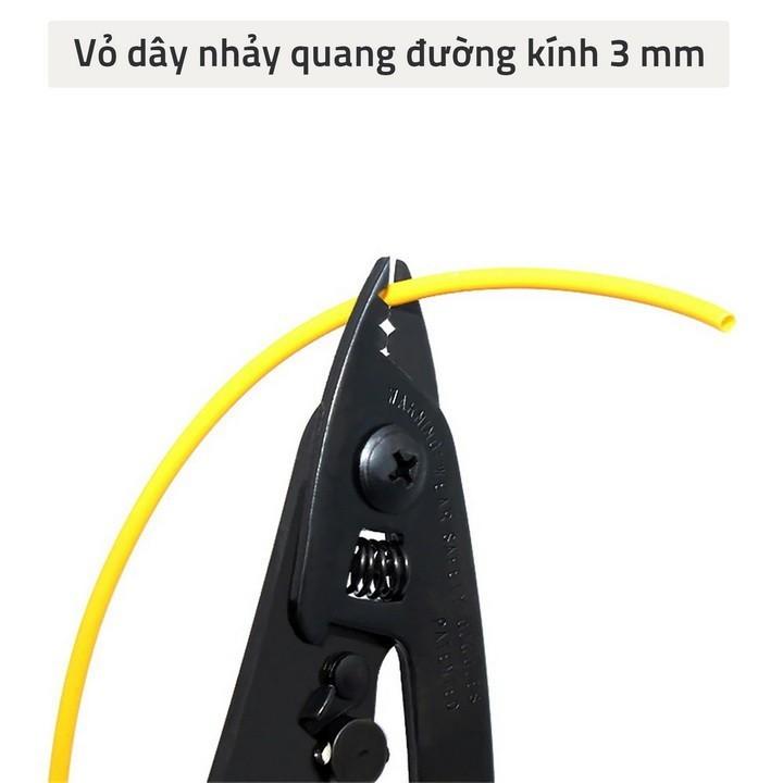 Kìm tuốt dây cáp sợi quang 3 khe lỗ CFS-3