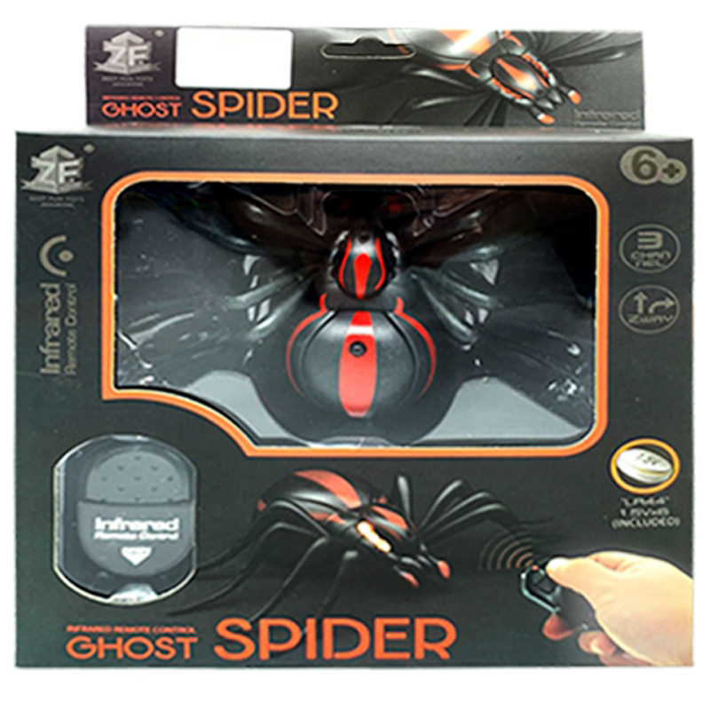 Nhện Điều Khiển Từ Xa - Siêu Nhện Máy ZF - Đồ chơi điều khiển từ xa Ghost Spider di chuyển linh hoạt và rất nhanh nhẹn giống hệt với nhện thật -