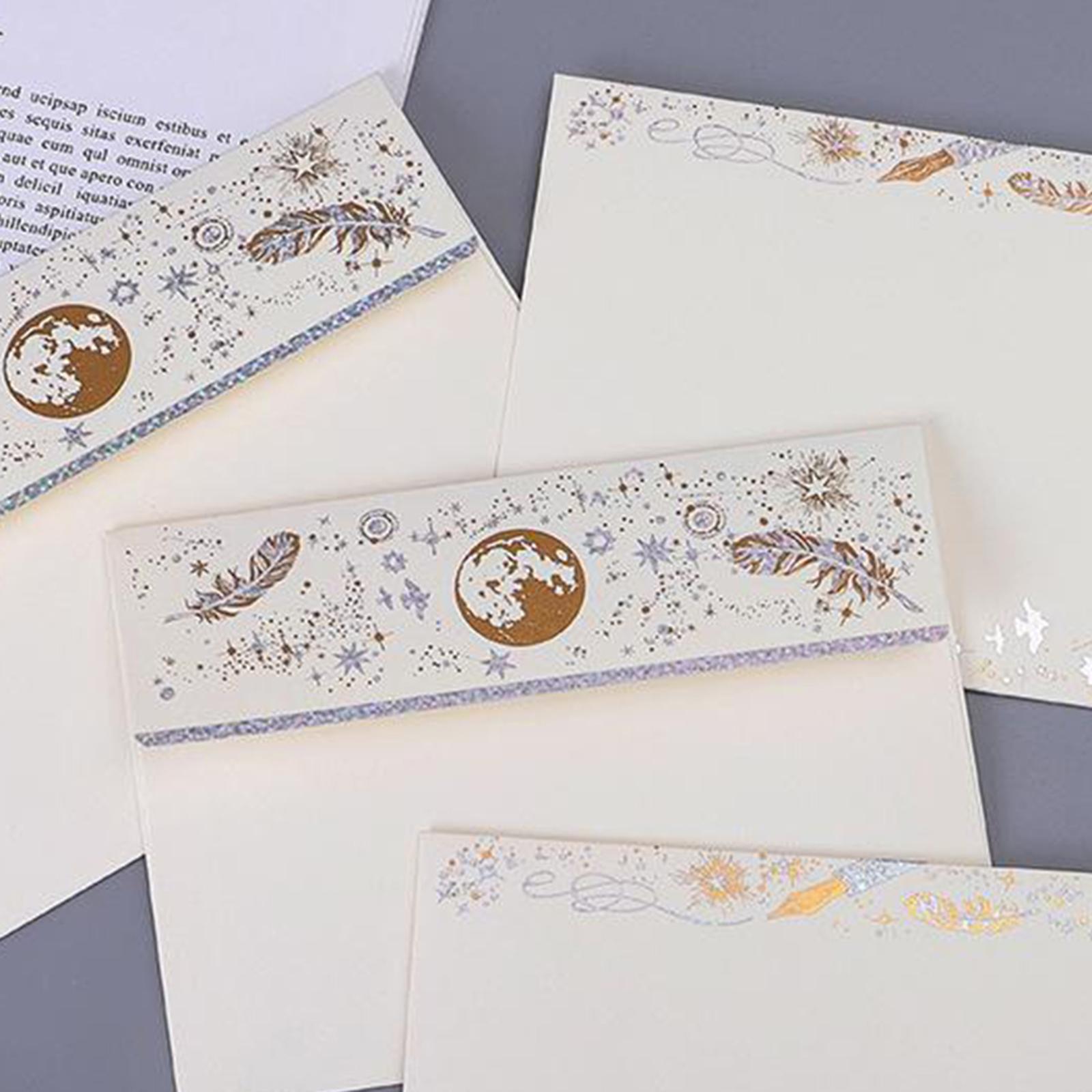 Vintage Style Invitation Envelope Stationery for Letters,Invitation Letter, Postcards Gifts 17.5x12.5cm