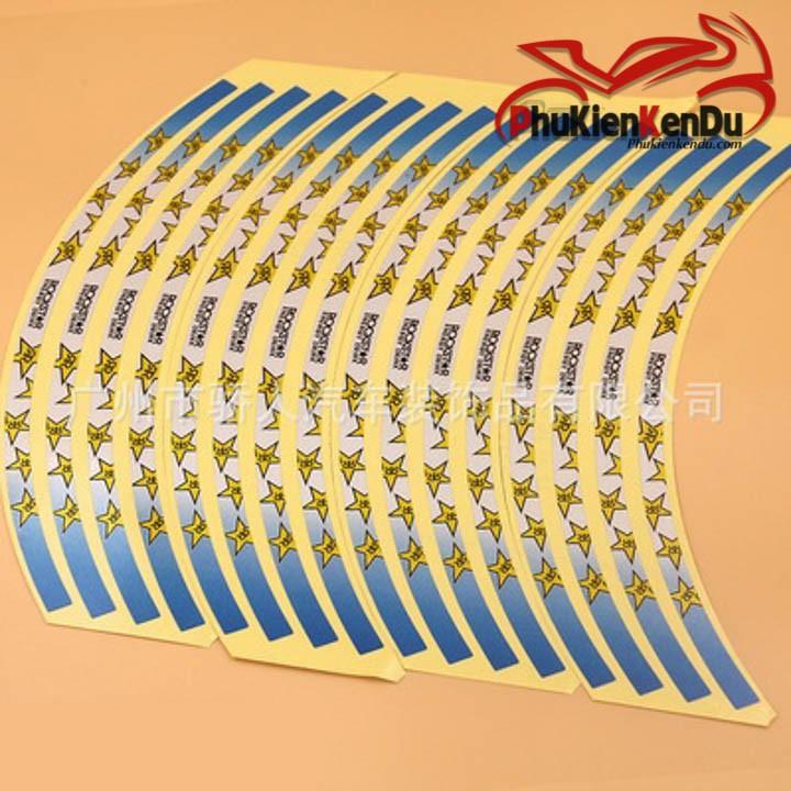 TEM VIỀN MÂM PHẢN QUANG XE MÁY 10 ĐẾN 12 INCH