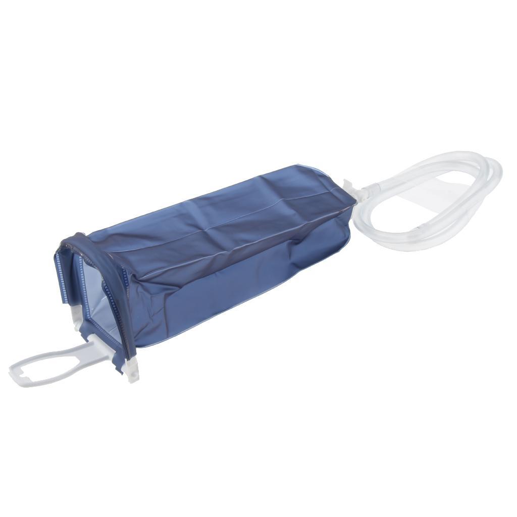 Foldable Women Men Enema Bag Kit Clean Anal Douche with Tips Set 2L Plastic