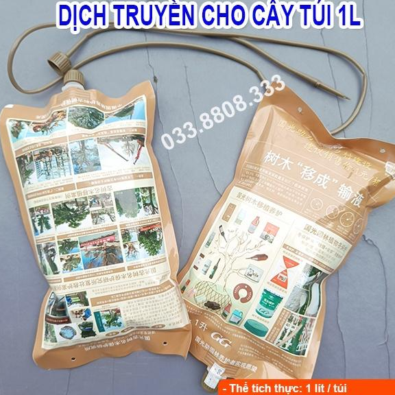 DỊCH TRUYỀN NÂU DÙNG CHO CÂY TÚI1LIT - HỖ TRỢ CÂY PHỤC HỒI NHANH