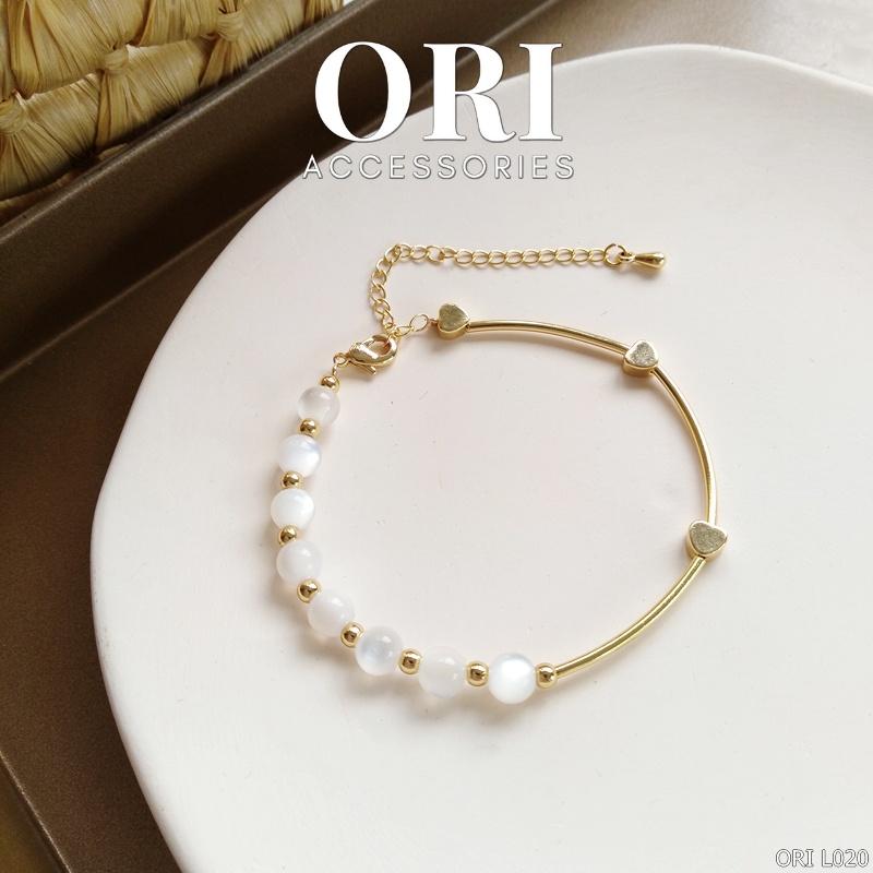 Lắc tay nữ chuỗi ngọc Dulcie tinh tế thời trang ORI ACCESSORIES L020