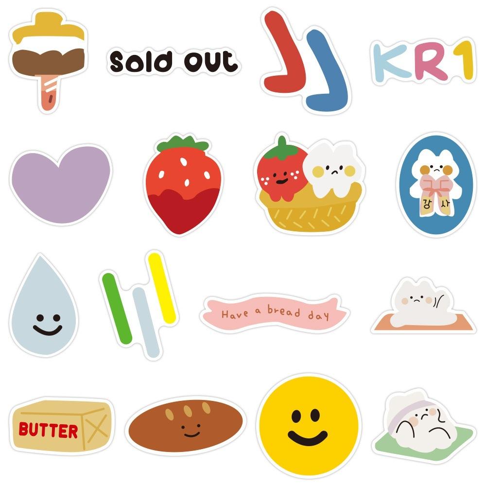 Sticker GẤU GUMMY INS HÀN QUỐC hoạt hình trang trí mũ bảo hiểm,guitar,ukulele,điện thoại,sổ tay,laptop-mẫu S147