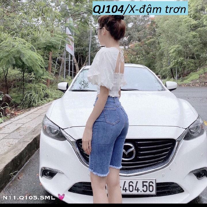 Quần ngố jeans co giãn ôm dáng QJ104