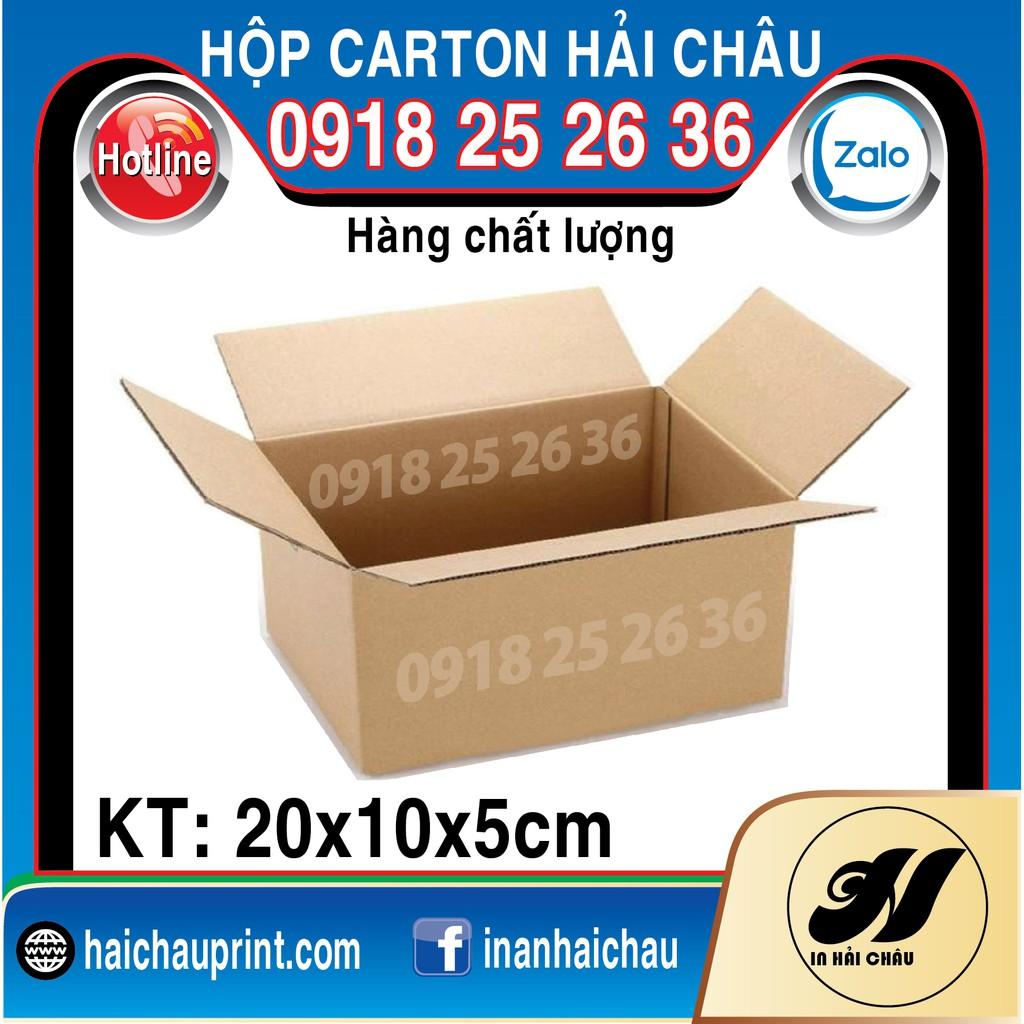 20 Hộp Carton, KT: 20x10x5cm, Hộp carton, Thùng carton, Hộp đóng hàng, Thùng đóng hàng, Hộp carton 3 lớp...