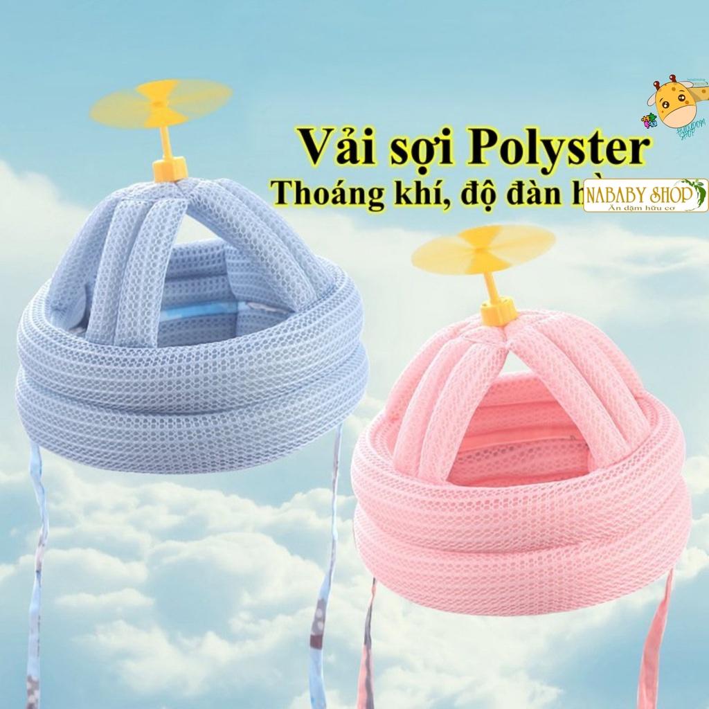 Mũ Nón bảo vệ đầu cho bé có đệm thoáng khí chóng va đập, nón tập đi tập bò tập ngồi
