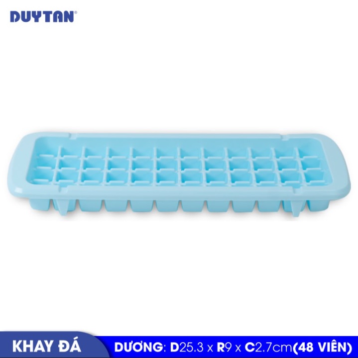 Khay đá 48 viên nhựa Duy Tân (25.3 x 9 x 2.7 cm) - 13016 - Giao màu ngẫu nhiên - Hàng chính hãng