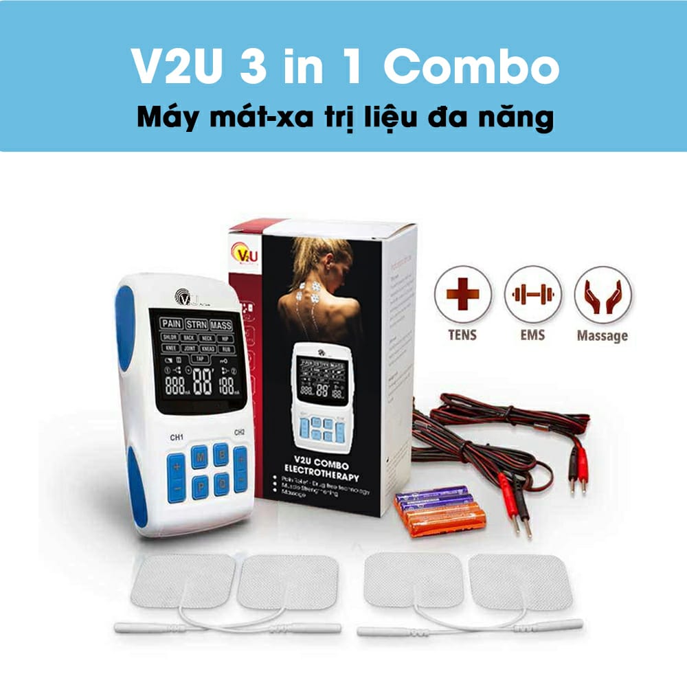 Máy Mát - Xa Trị Liệu Đa Năng ( V2U 3IN1 Combo)