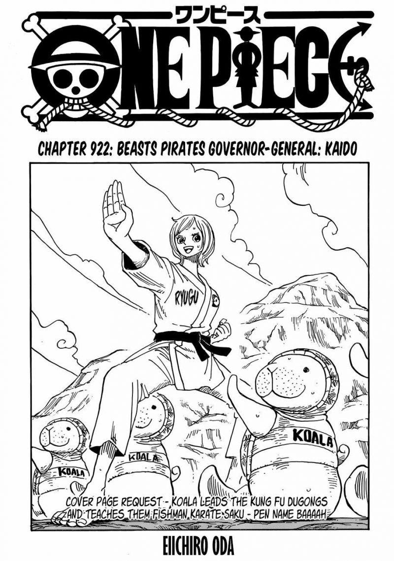 đảo hải tặc - one piece chapter 922 1