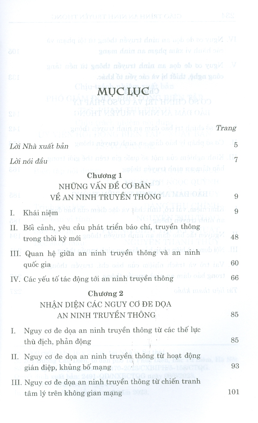 Giáo trình An Ninh Truyền Thông (Học viện Báo chí và Tuyên truyền)