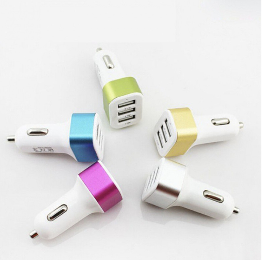 Bộ Chia Tẩu Sạc Xe Hơi - Bộ Chia Tẩu Sạc 3 Cổng USB