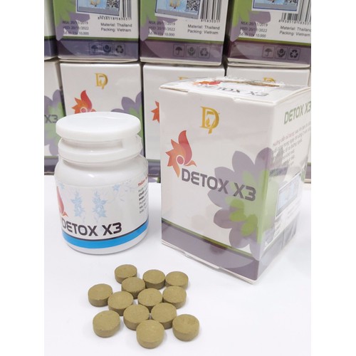 DETOX X3 hỗ trợ giảm cân với 100% thảo dược thiên nhiên - - Hộp quà tặng ý nghĩa cho mọi nhà