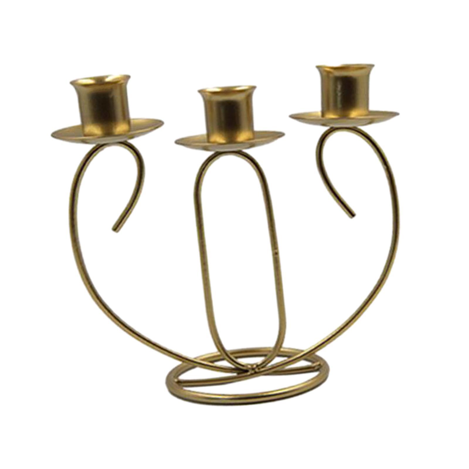 Tealight Candles Holder Candelabras Farmhouse Home Candles Stand Metal Candlestick for Prayer Candles Dining Room Housewarming Taper Candles