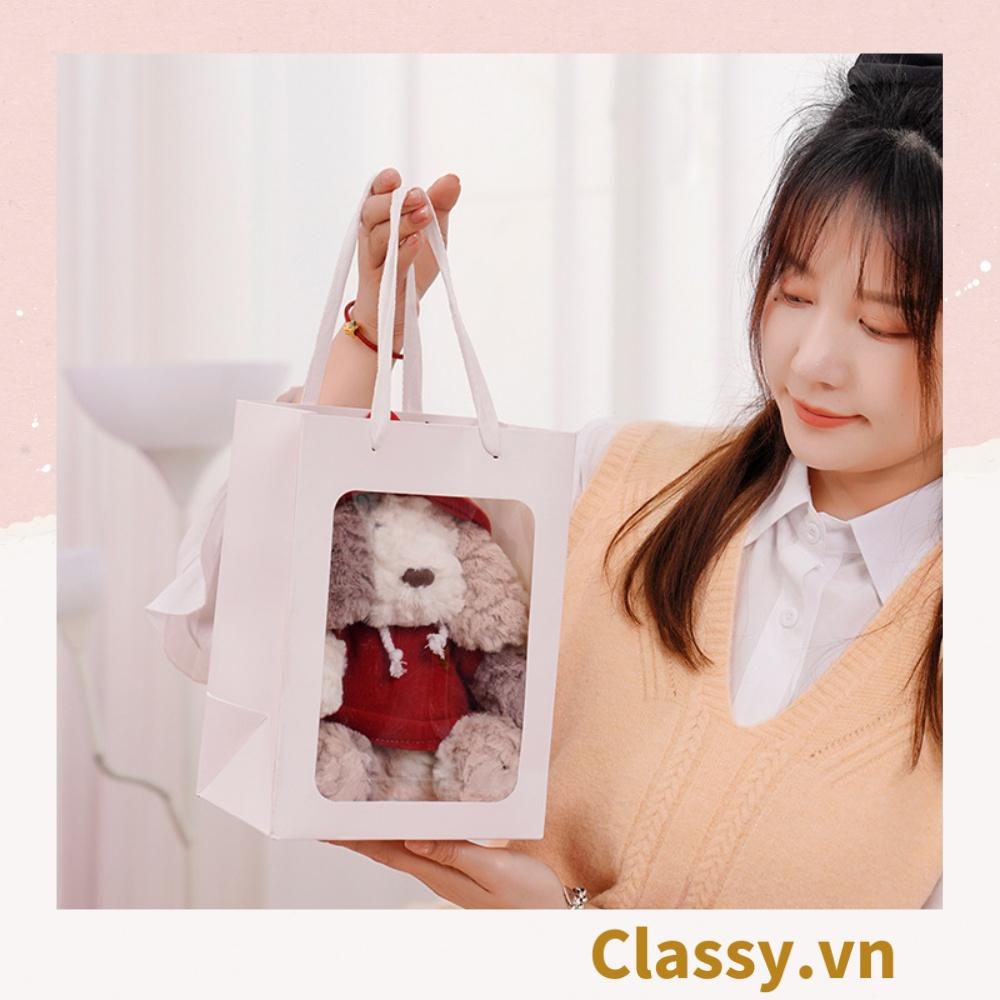 Gấu bông Teddy Classy mặc áo siêu êm siêu mịn B1375 B1376