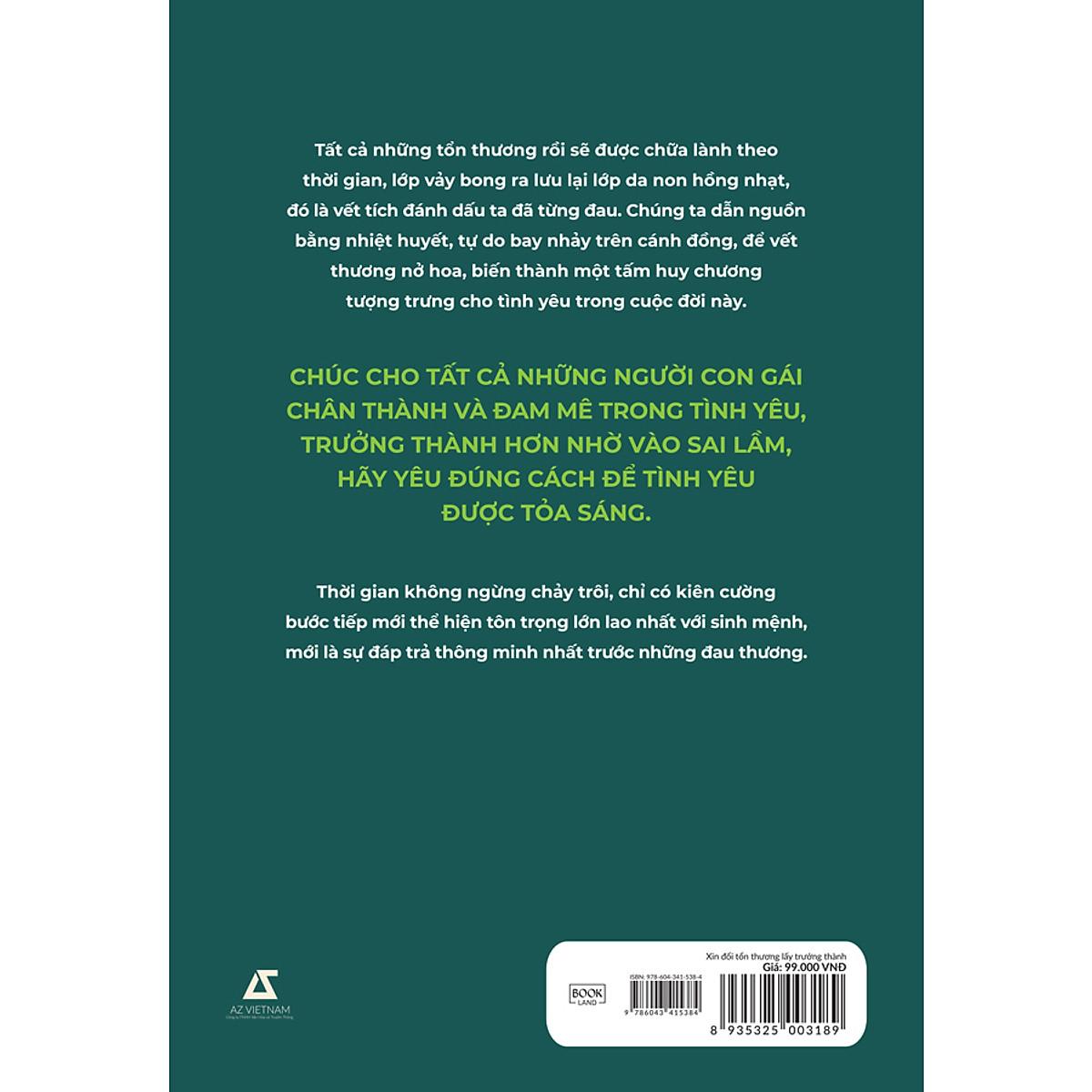 Xin Đổi Tổn Thương Lấy Trưởng Thành - Bản Quyền