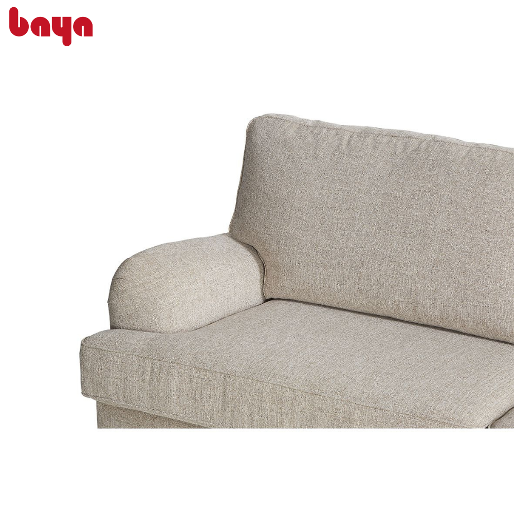 Ghế Sofa Dài Phòng Khách BAYA HACKMAN Thiết Kế Tối Giản, Sang Trọng Hiện Đại, Phần Khung Chân Ghế Gắn 2 Bánh Xe Kim Loại  Vô Cùng Chắc Chắn, Có Thể Linh Hoạt Di Chuyển