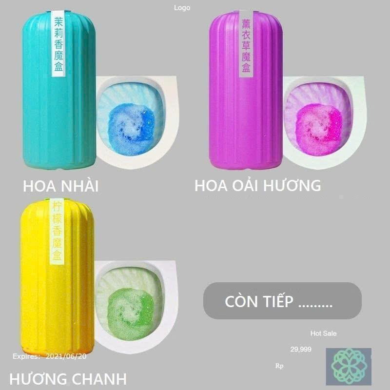 Combo 10 Chai Thả Bồn Cầu Ma Thuật , Lọ Tẩy Bồn Cầu Diệt Khuẩn Khử Mùi Cao Cấp Làm Sạch Kem