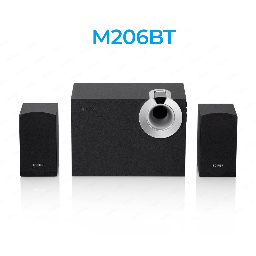 Loa Bluetooth Edifier M206BT (Màu Đen), Vi Tính 2.1, Công Suất 34W, Nghe Nhạc Driver Bass 131mm