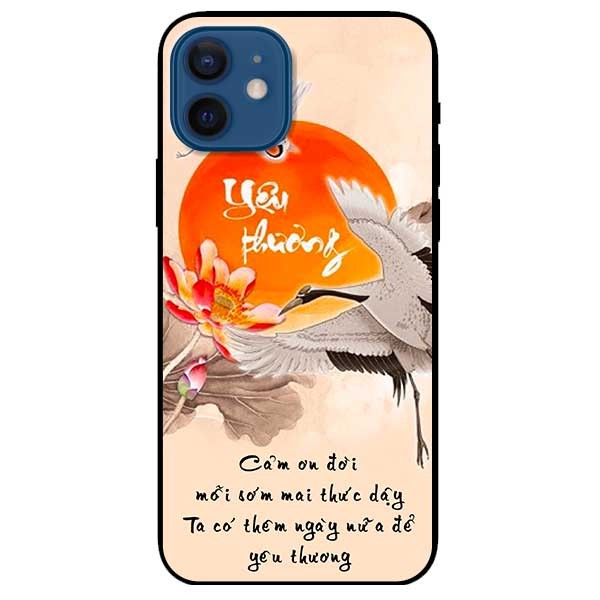 Ốp lưng dành cho Iphone 12 Mini - Iphone 12 - Iphone 12 Pro -  Iphone 12 Pro Max - mẫu Yêu Thương