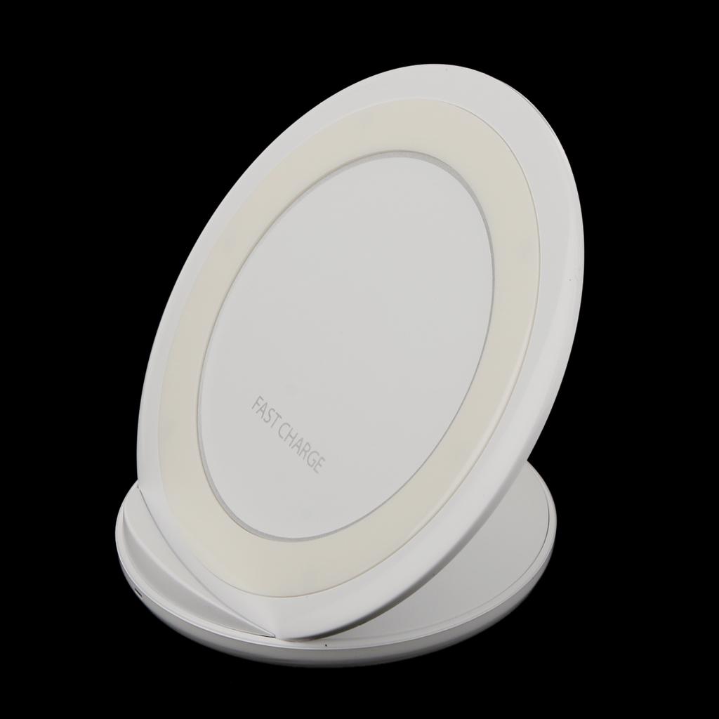 5xWireless Fast Charging Stand White for Samsung EP-NG930 Galaxy S7/S7 Edge