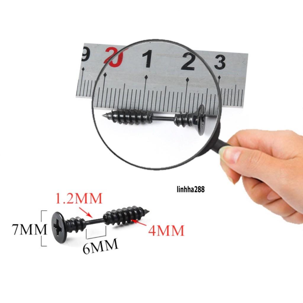 Khuyên Tai Titan Hình Ốc Vít Bằng Thép Thời Trang Hàn Quốc Cho Nam Và Nữ