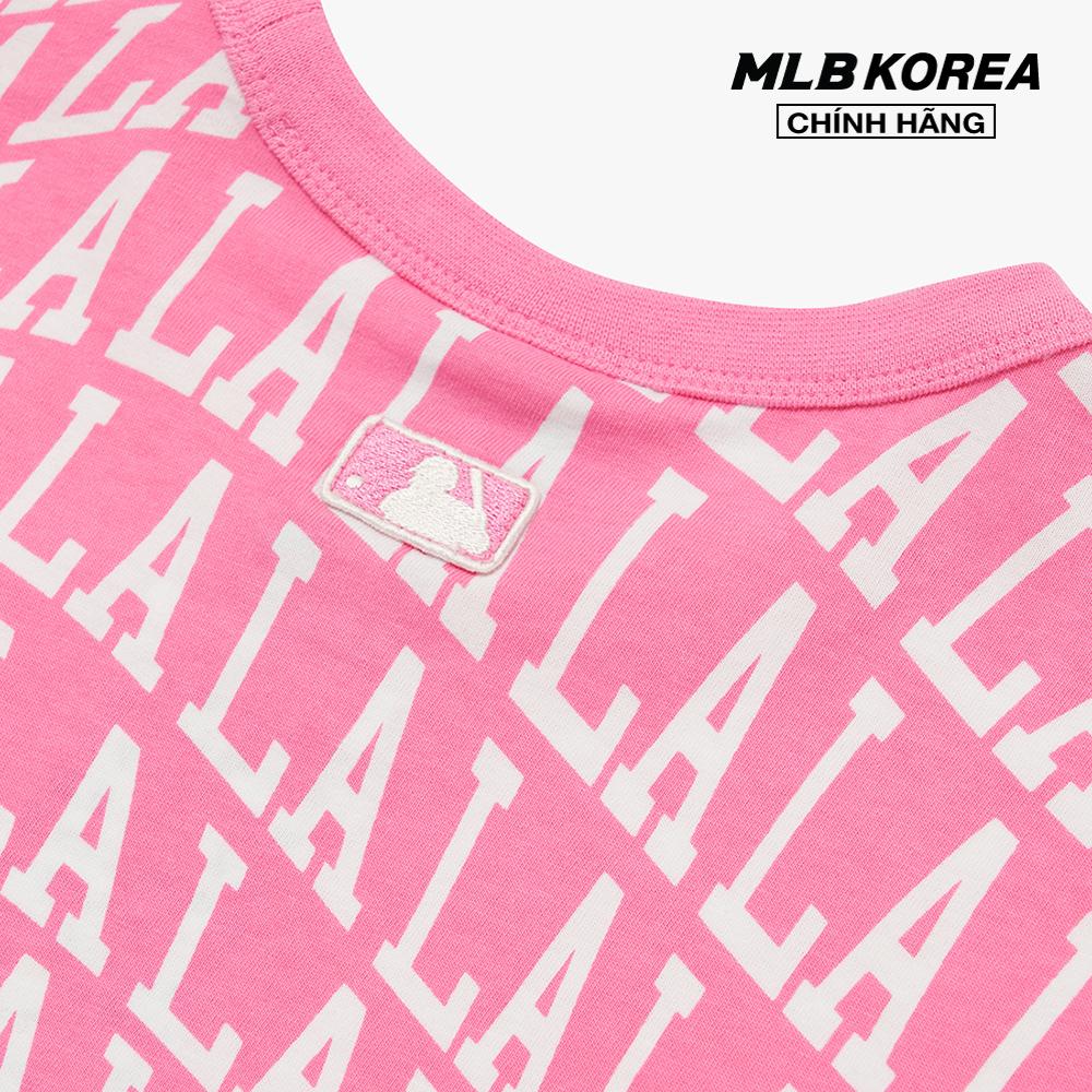 MLB - Áo croptop nữ tay ngắn Illusion Allover 3FTS61023