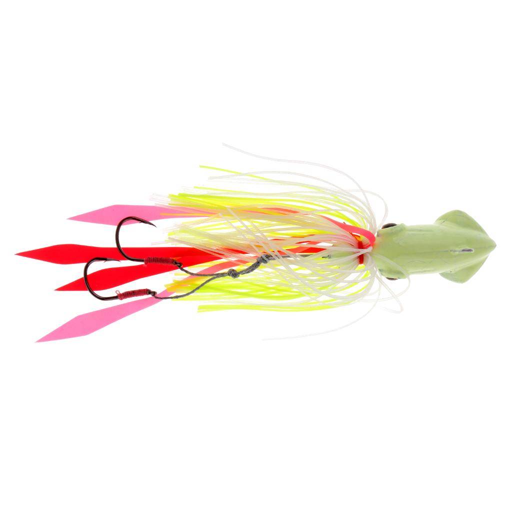72g Metal Fishing Lure Heavy Cover Jig Head Bait Saltwater Jig Hook