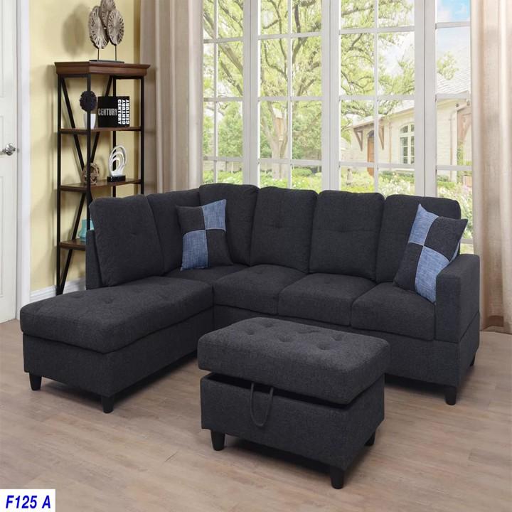 Ghế sofa góc phòng khách mới nhất Juno Sofa HHP-SFG04-V4