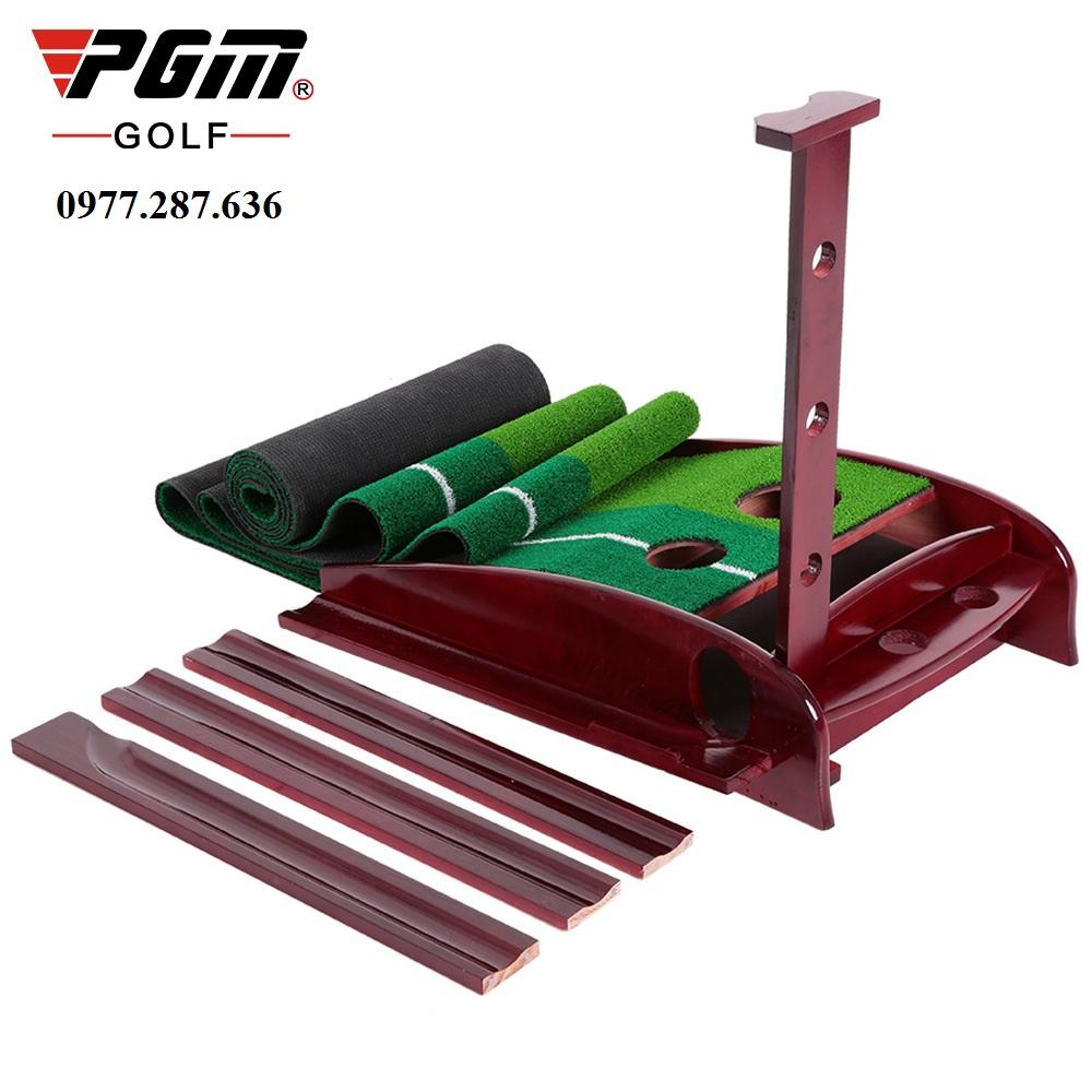 Thảm tập putting golf PGM trong nhà ngoài trời di động chất liệu gỗ cao cấp chắc chắn TT002 - Hàng Chính Hãng