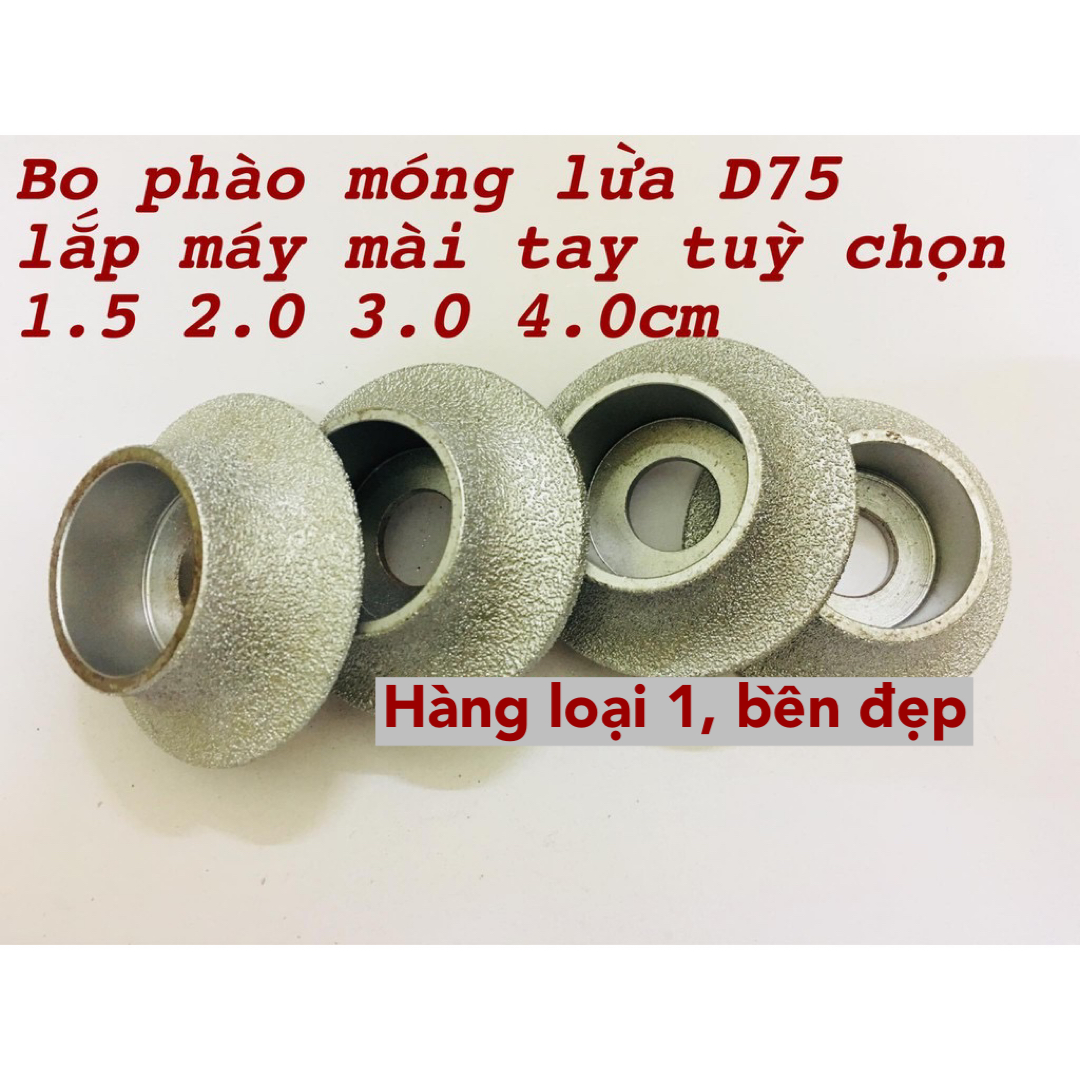 Bo phào đá - bát soi đá 2cm các loại cho máy cầm tay