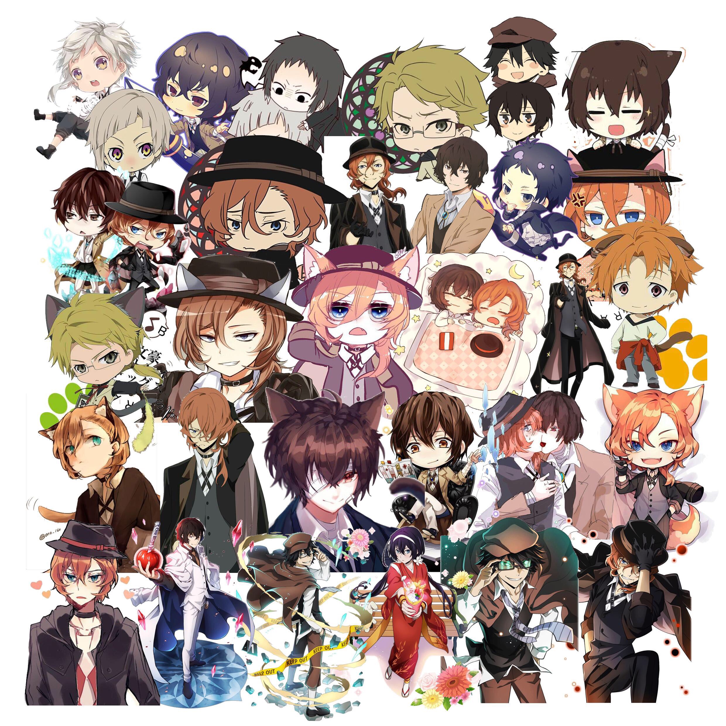 ảnh sticker Bungou Stray Dogs 50 ảnh