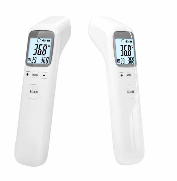 Nhiệt Kế Hồng Ngoại , Đo Không Tiếp Xúc - Cảnh Báo Sốt -- Tặng Kèm 1 Cặp Pin - Hàng chính hãng