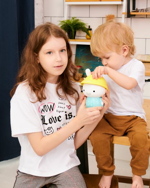 Đồ chơi âm nhạc giáo dục Alilo Baby Bunny G9S+ giáo dục sớm cho trẻ từ 0-4 tuổi, trợ lý giấc ngủ - Hàng chính hãng - Máy phát nhạc, kể chuyện cho bé, trợ lý giấc ngủ giúp bé ngủ ngon